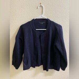 T Tahari Navy‎ Knit Sweater